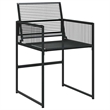 vidaXL 9 Piece Garden Dining Set in Black