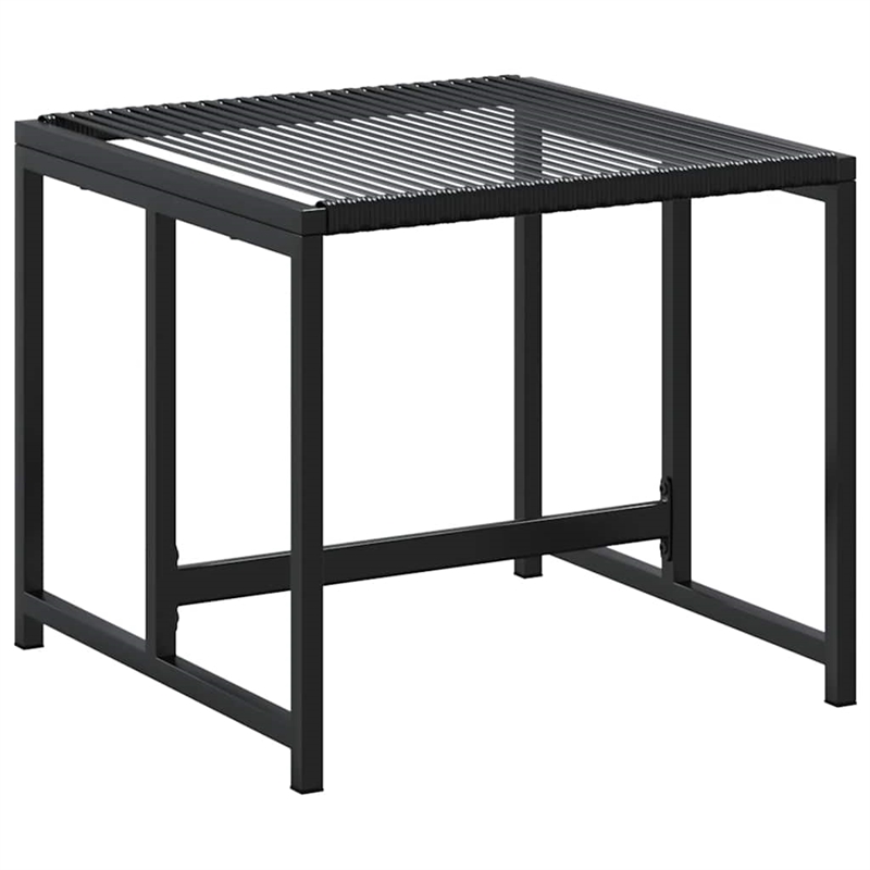 vidaXL 9 Piece Garden Dining Set in Black