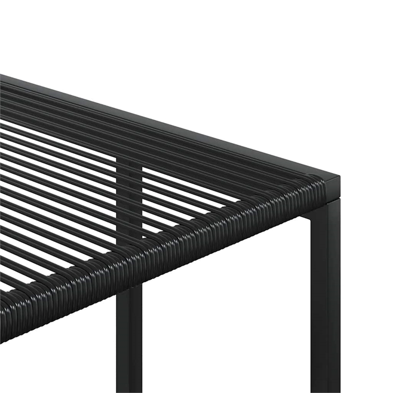 vidaXL 9 Piece Garden Dining Set in Black