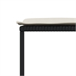 vidaXL 15 Piece Rattan Garden Dining Set in Black/Cream White
