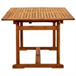 vidaXL 5 Piece Garden Dining Set in Brown
