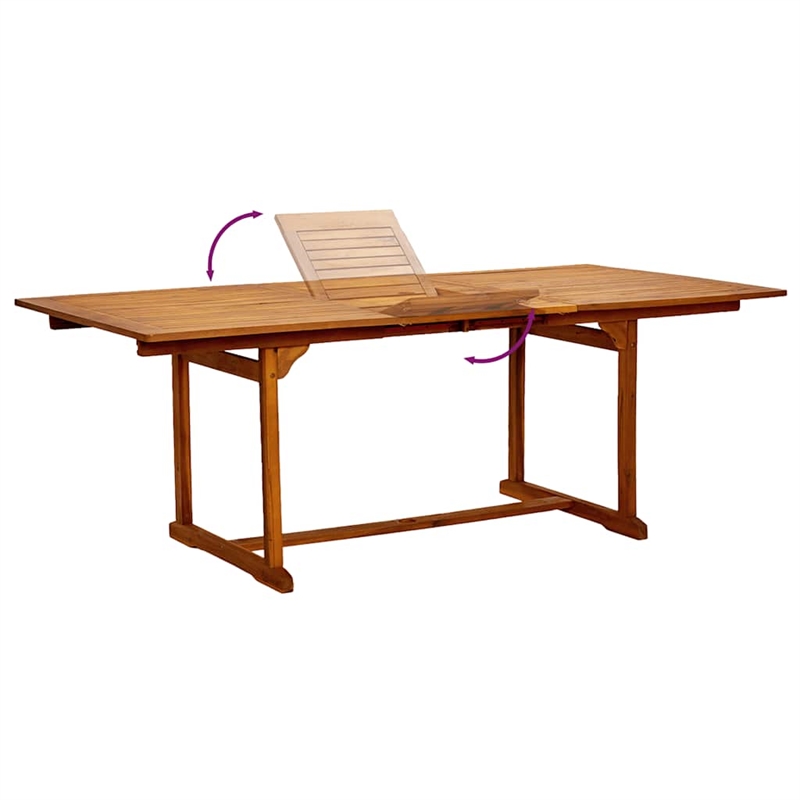 vidaXL 5 Piece Garden Dining Set in Brown