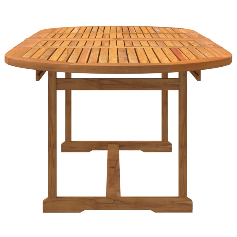 vidaXL 7 Piece Garden Dining Set in Brown