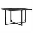 vidaXL 9 Piece Garden Dining Set in Black