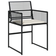 vidaXL 13 Piece Poly Rattan Garden Dining Set in Black/Cream White