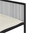 vidaXL 13 Piece Poly Rattan Garden Dining Set in Black/Cream White