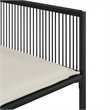 vidaXL 11 Piece Rattan Garden Dining Set in Black/Cream White