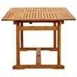 vidaXL 5 Piece Garden Dining Set in Brown