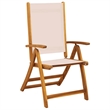 vidaXL 7 Piece Patio Dining Set in Brown