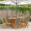 vidaXL 7 Piece Garden Dining Set in Gray