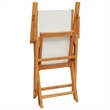 vidaXL Garden Dining Set in White/Cream