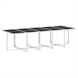 vidaXL 11 Piece Garden Dining Set in White