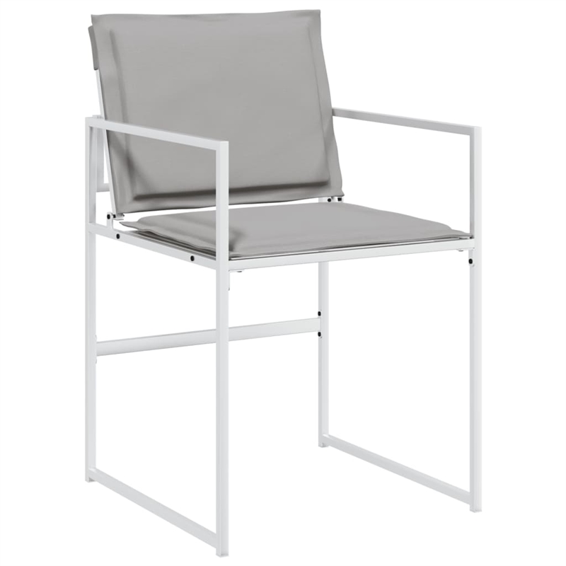vidaXL 11 Piece Garden Dining Set in White