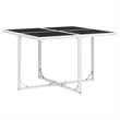 vidaXL 9 Piece Garden Dining Set in White