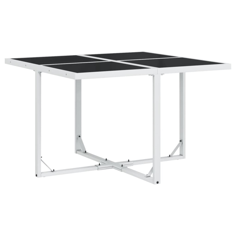 vidaXL 5 Piece Steel Garden Dining Set in Anthracite/Gray