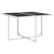vidaXL 5 Piece Steel Garden Dining Set in Anthracite/Gray