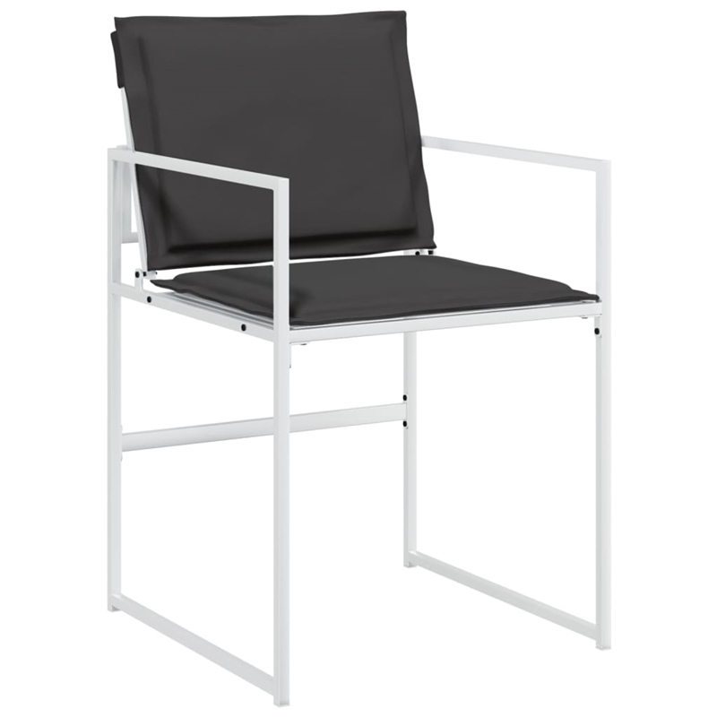 vidaXL Steel Garden Dining Set in Anthracite