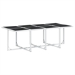 vidaXL 13 Piece Steel Garden Dining Set in Anthracite