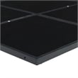 vidaXL 7 Piece Steel Garden Dining Set in Black