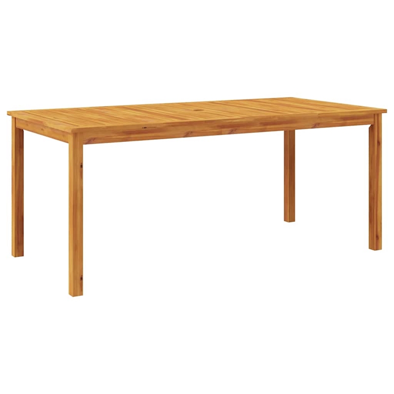 vidaXL Solid Acacia Wood Garden Dining Set in Brown