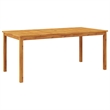 vidaXL Solid Acacia Wood Garden Dining Set in Brown