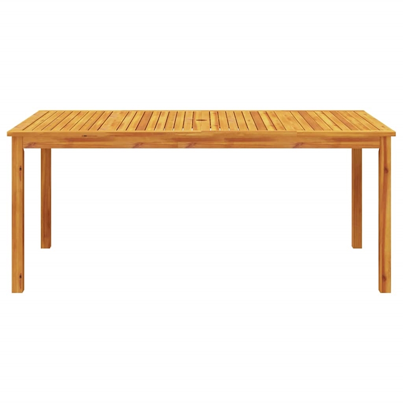 vidaXL Solid Acacia Wood Garden Dining Set in Brown