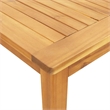 vidaXL Solid Acacia Wood Garden Dining Set in Brown