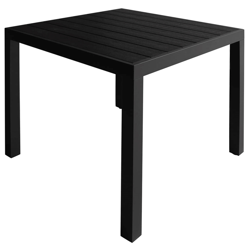 vidaXL 5 Piece Garden Dining Set in Black