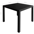 vidaXL 5 Piece Garden Dining Set in Black