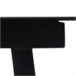 vidaXL 7 Piece Powder-Coated Steel Garden Dining Set in Black