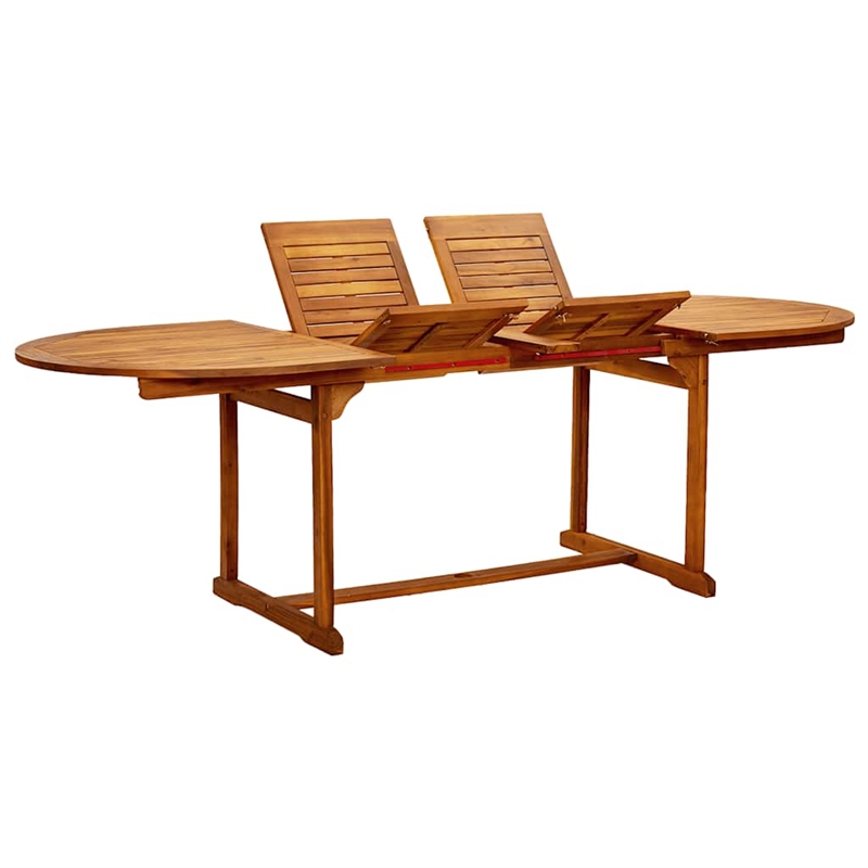 vidaXL 9 Piece Garden Dining Set in Brown