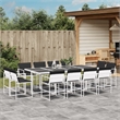 vidaXL 13 Piece Garden Dining Set in Anthracite