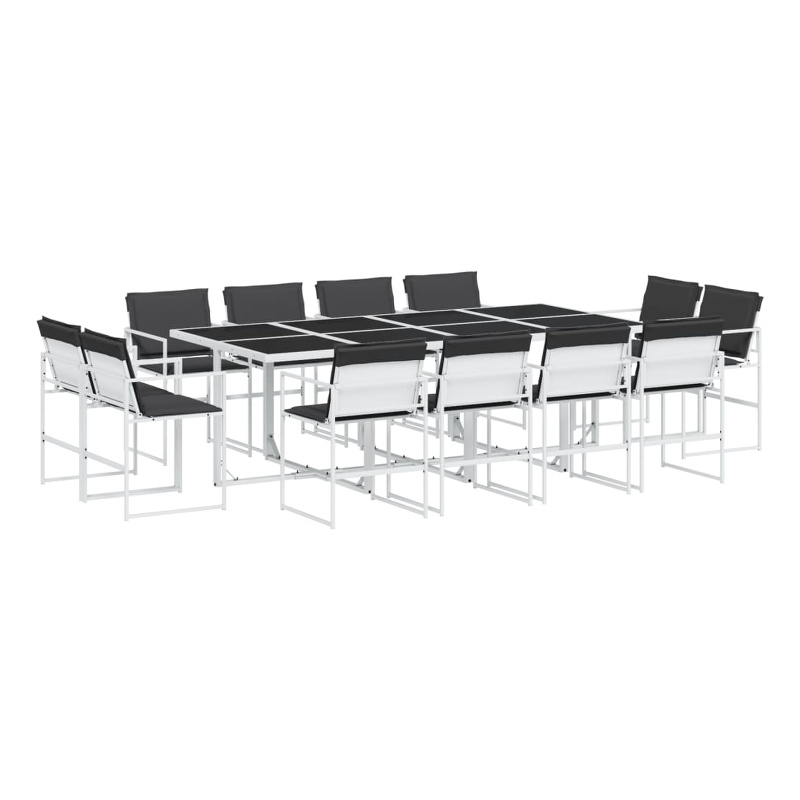 vidaXL 13 Piece Garden Dining Set in Anthracite