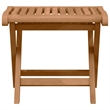 vidaXL Solid Teak Wood Garden Dining Set in Brown