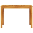 vidaXL Solid Acacia Wood Garden Dining Set in Brown