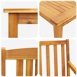 vidaXL 5 Piece Garden Dining Set in Brown