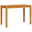 vidaXL Solid Acacia Wood Garden Dining Set in Brown
