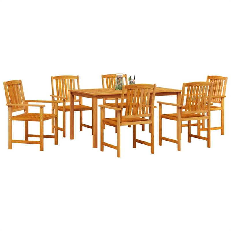 vidaXL 5 Piece Garden Dining Set in Brown