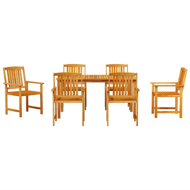 vidaXL 5 Piece Garden Dining Set in Brown