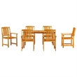 vidaXL 5 Piece Garden Dining Set in Brown