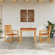 vidaXL Solid Acacia Wood Garden Dining Set in Brown