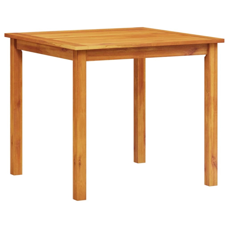 vidaXL Solid Acacia Wood Garden Dining Set in Brown