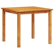 vidaXL Solid Acacia Wood Garden Dining Set in Brown