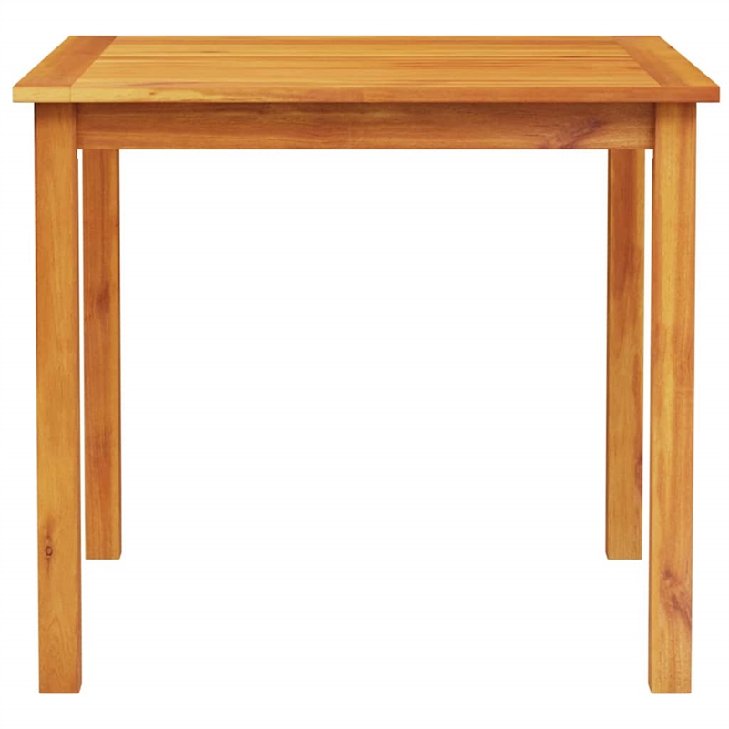 vidaXL Solid Acacia Wood Garden Dining Set in Brown