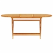 vidaXL 7 Piece Garden Dining Set in Brown