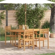 vidaXL 5 Piece Garden Dining Set in Brown