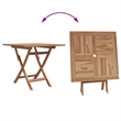 vidaXL Solid Acacia Wood Garden Dining Set in Brown