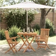 vidaXL Solid Acacia Wood Garden Dining Set in Brown