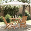 vidaXL Solid Acacia Wood Garden Dining Set in Brown