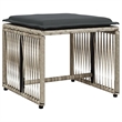 vidaXL Poly Rattan Garden Dining Set in Grey